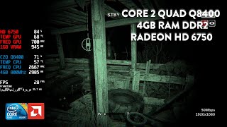 Outlast 2  Core 2 Quad Q8400  4GB DDR2  HD 6750 [upl. by Katee]