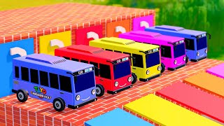 Double Flatbed Trailer Truck vs Speedbumps Train vs Cars Tractor vs Train BeamngDrive [upl. by Ellehcor179]