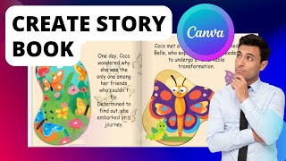 How To Create Story Book For Kids Using Canva And ChatGPT [upl. by Aidne856]