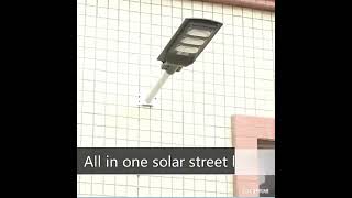 All One Solar Street Light 2024 solar solarfloodlights [upl. by Rambow]