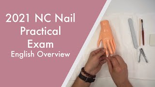 2021 Nail Practical Exam  English Version  KỲ THI THỰC HÀNH KỸ THUẬT LÀM MÓNG QUỐC GIA [upl. by Ymmit393]