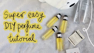 how to make your own perfume ⭐ SUPER EASY [upl. by Guillaume]