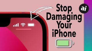 Stop DAMAGING Your iPhones Battery How to Maintain Battery Health [upl. by Drawyah553]