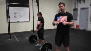 How to do a Proper Thruster Exercise  There Is No Quit Fitness [upl. by Andris421]