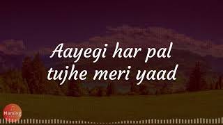 Aayegi Har Pal Tujhe Meri Yaad LYRICS Alka Yagnik Kumar Sanu  Sanjay Dutt Govinda Mamta K [upl. by Hannad867]