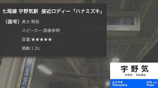 【接近メロディー】七尾線 宇野気駅「ハナミズキ」再編集版 [upl. by Ailam]