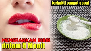 CARA MEMERAHKAN BIBIR HITAM SECARA ALAMI  TIPS MEMERAHKAN BIBIR SECARA ALAMI [upl. by Aisyram]