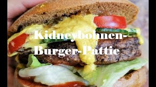 Vegetarische KidneybohnenPatties Rezept für Burger  Genuss des Lebens [upl. by Trilly]