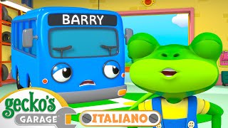 Su con la vita Barry Bus🦎Garage di Gecko in Italiano🦎Cartoni di Macchine [upl. by Jesus]