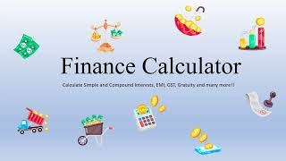 Finance calculator [upl. by Melone543]