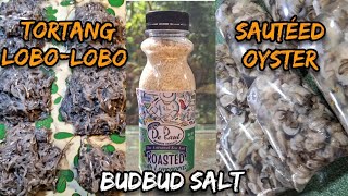 A Taste of Philippine Countryside Budbud Salt in Sautéed Oyster amp Tortang LoboLobo [upl. by Opportina7]