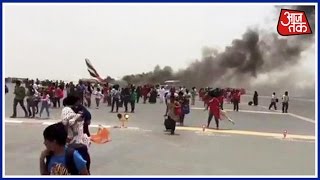 VIDEO Inside Emirates Airline Plane When It Caught Fire [upl. by Derreg]