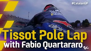 Fabio Quartararos Tissot Pole Lap  2021 CatalanGP [upl. by Backler]