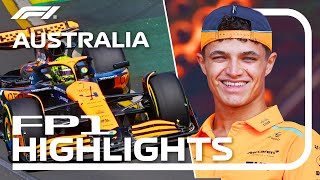 FP1 Highlights  2024 Australian Grand Prix [upl. by Nalac]