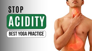 YOGA FOR ACIDITY AND ACID REFLUX  BEST YOGA ASANAS  YUJX  IN HINDI  With English Subtitles [upl. by Clough62]