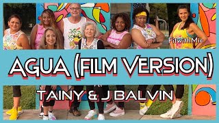 Agua  Tainy J Balvin  SpongeBob  Zumba®  Reggaeton  Dance Fitness Choreography [upl. by Yraht]