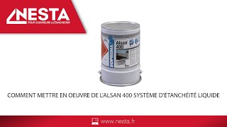 Comment mettre en oeuvre de lAlsan 400 système détanchéité liquide [upl. by Norad]