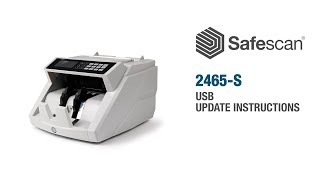 Safescan 2465S USB Update Instructions [upl. by Bever]