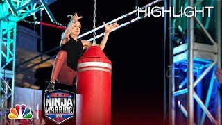 Nastia Liukins Ninja Warrior Run for Red Nose Day  American Ninja Warrior 2018 [upl. by Keyes]