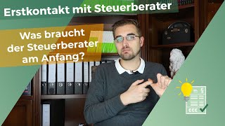 Das braucht der Steuerberater am Anfang [upl. by Anitram]