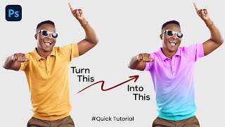 How to Change Shirt Color in Photoshop Quick amp Easy Tutorial [upl. by Magel]