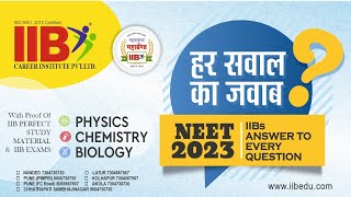 IIB PCB LIVE PAPER DISCUSSION NEET 2023 [upl. by Enitnemelc]