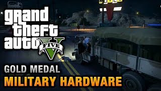 GTA 5  Mission 51  Military Hardware 100 Gold Medal Walkthrough [upl. by Morice]