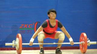 Yu Linglong CHN World Weightlifting Champion [upl. by Culhert]