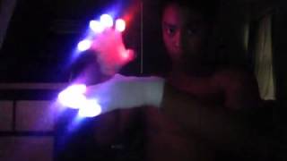 Evo  MDMA Glove Light Show [upl. by Eenehs567]