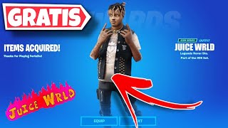 COME OTTENERE GRATIS JUICE WRLD FORTNITE SBLOCCA LA SKIN DI JUICE WORLD NEL CONCERTO EVENTO FINALE [upl. by Yaya]