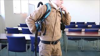 Makita DVC260 battery backpack vac from PowerVac [upl. by Woodson112]