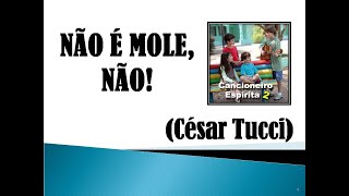 Não é mole não  Cancioneiro Espírita 2  César Tucci [upl. by Calley]