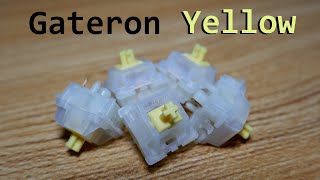 Ultimate Gateron G Pro Yellow Switch Sound Test and Review [upl. by Analak]