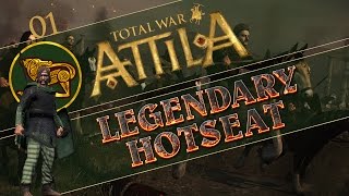 Lets Play Total War Attila Legendary Hotseat  Ebdanians  Ep01  Hardfought Victory [upl. by Oisacin]