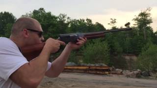 BROWNING AUTO 5 semi auto shotgun cycling in Slow Motion [upl. by Edita]