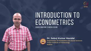 Introduction to Econometrics [upl. by Lemmor477]