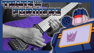 The Transformers G1  Season 1 Theme Guitar Cover feat The Lazy Eyebrow [upl. by Icyak]