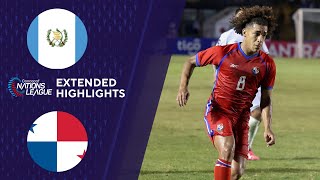 Guatemala vs Panama  Extended Highlights  CONCACAF Nations League  CBS Sports Golazo [upl. by Osman]