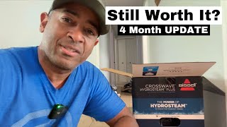 4 Month Update Bissell Crosswave Hydrosteam Plus DETAILED Review [upl. by Juta]