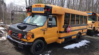 Tour of retired school buses [upl. by Ynar]