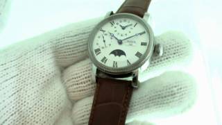 Parnis Dual Time Moon Phase GMT Mens Watch [upl. by Nollahs]