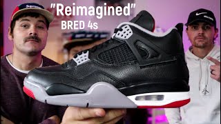 quotReimaginedquot Jordan 4 Bred  REVIEW [upl. by Andras]