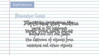 Binocular and Monocular Cues [upl. by Laddie]