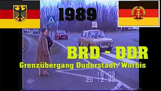 Grenzübergang BRD DDR 1989 [upl. by Opportuna]