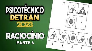 PSICOTÉCNICO DETRAN 2023  RACIOCÍNIO parte 6 [upl. by Danica]