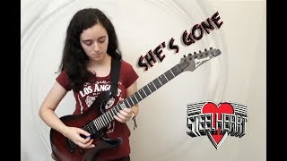 Shes gone by Steelheart Intro and main solo cover [upl. by Lianne]