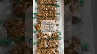 How to make delicious nutfree chewy granola bars [upl. by Rosenblast98]