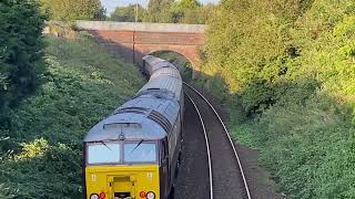 Heritage Diesel hauling Settle amp Carlisle Steam Special Hull Carlisle 31082024 [upl. by Berkman122]