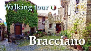 Bracciano Lazio Italy【Walking Tour】History in Subtitles  4K [upl. by Aizahs]