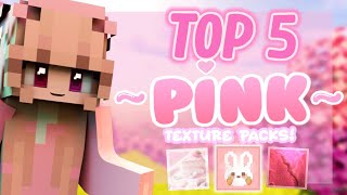 Top 5 BEST PINK Texture Packs for 189 Minecraft [upl. by Iorio]